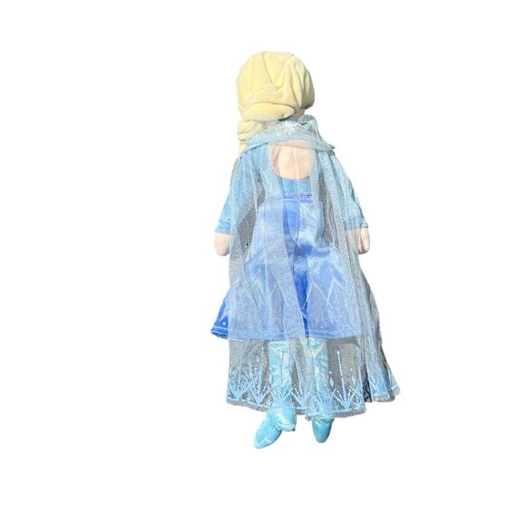 DISNEY TY SPARKLE Plush 16" Princess Elsa Doll Frozen 2 Blue Dress Cape Boots - Picture 6 of 6